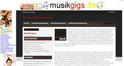 Desktop Screenshot of musikgigs.de